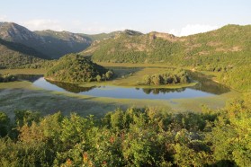 Crnojevica River in Montenegro.